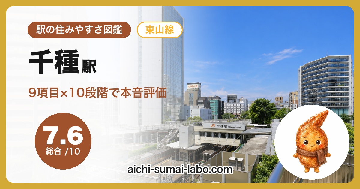 chikusaの住みやすさ