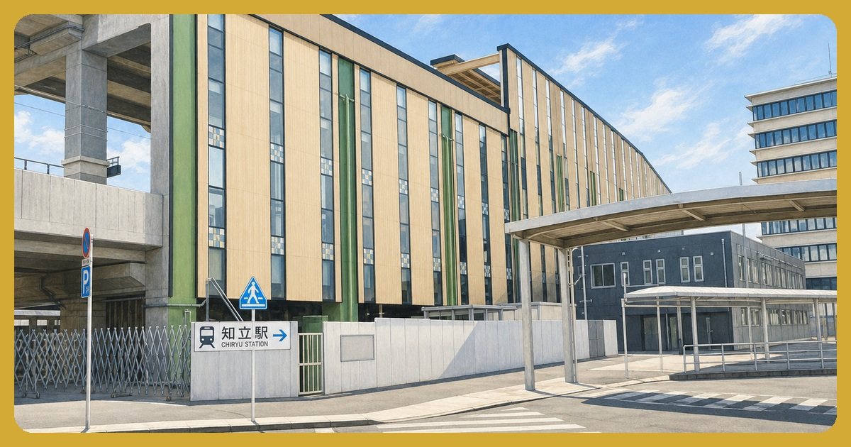 駅前風景