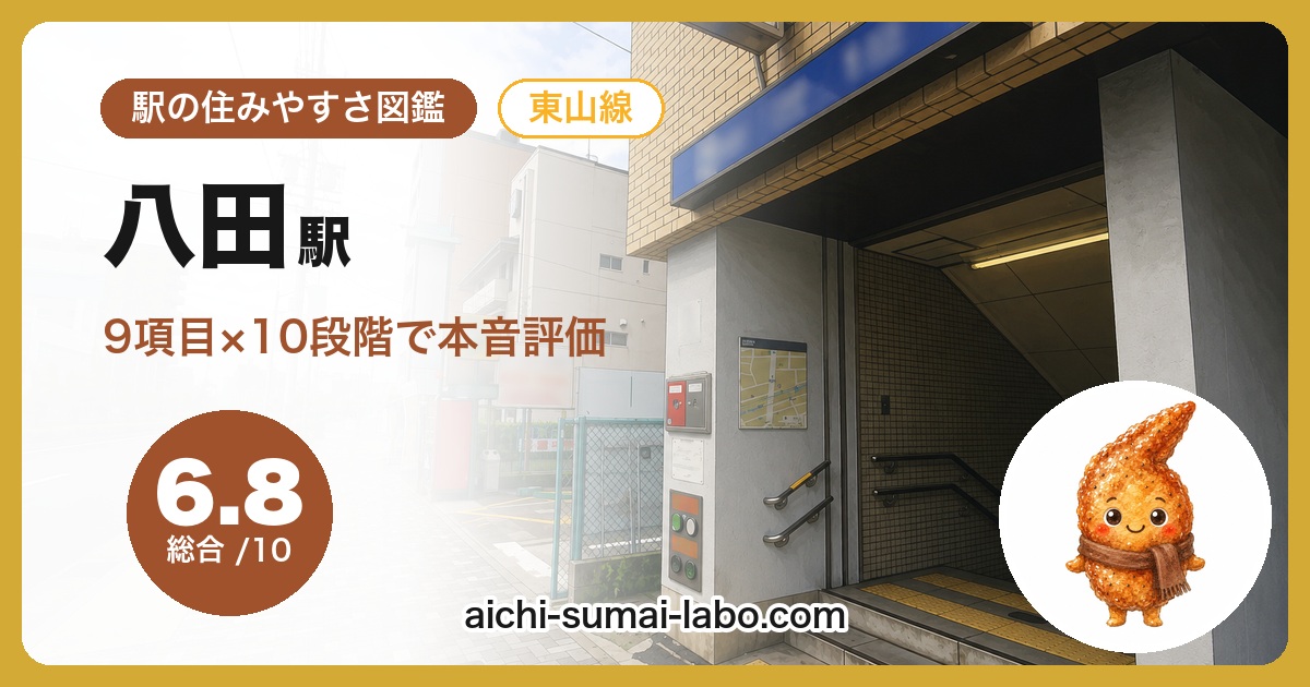 八田駅の住みやすさ