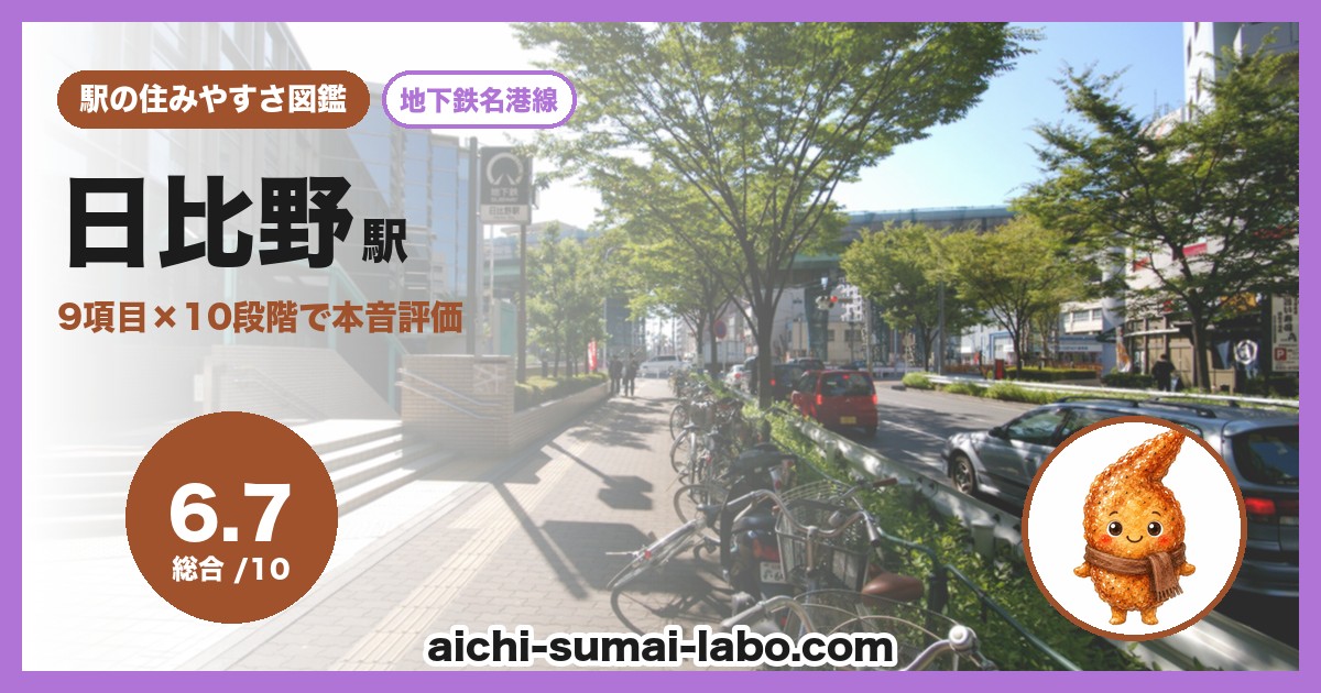 日比野の住みやすさ