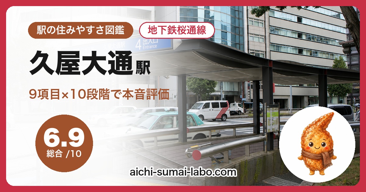 久屋大通の住みやすさ