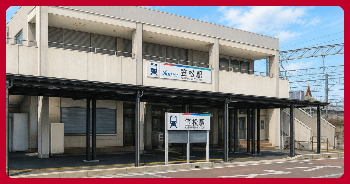 駅前風景