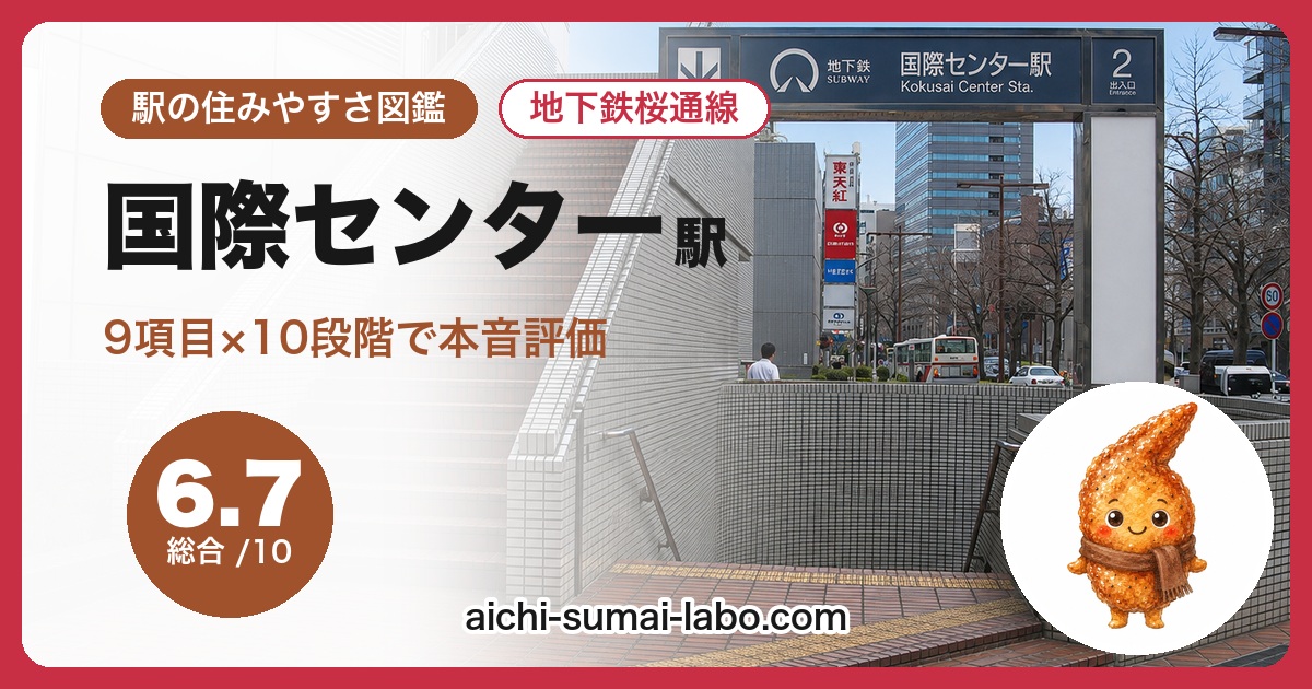 国際センターの住みやすさ