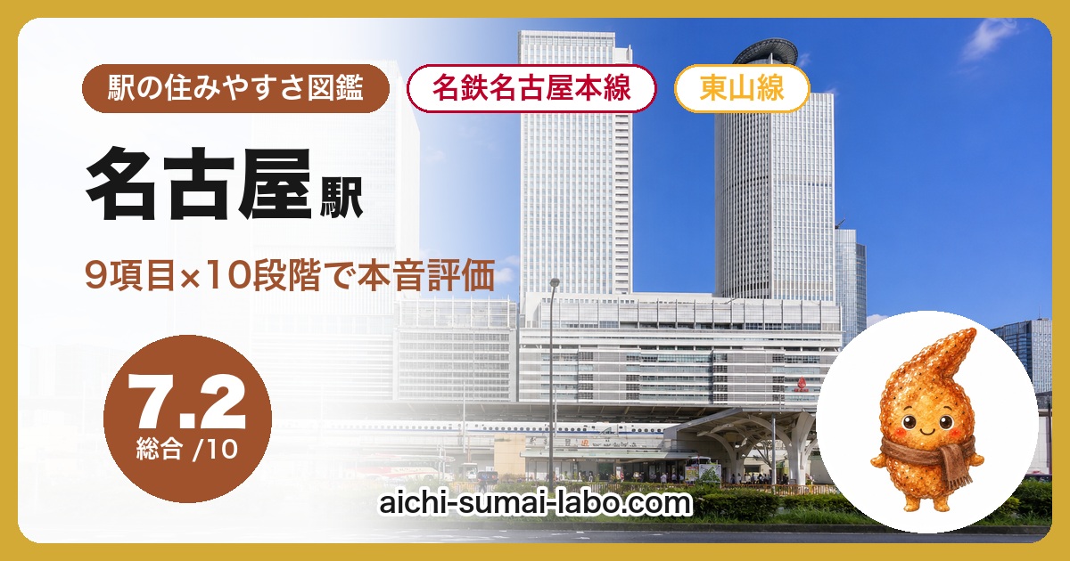 名古屋駅の住みやすさ