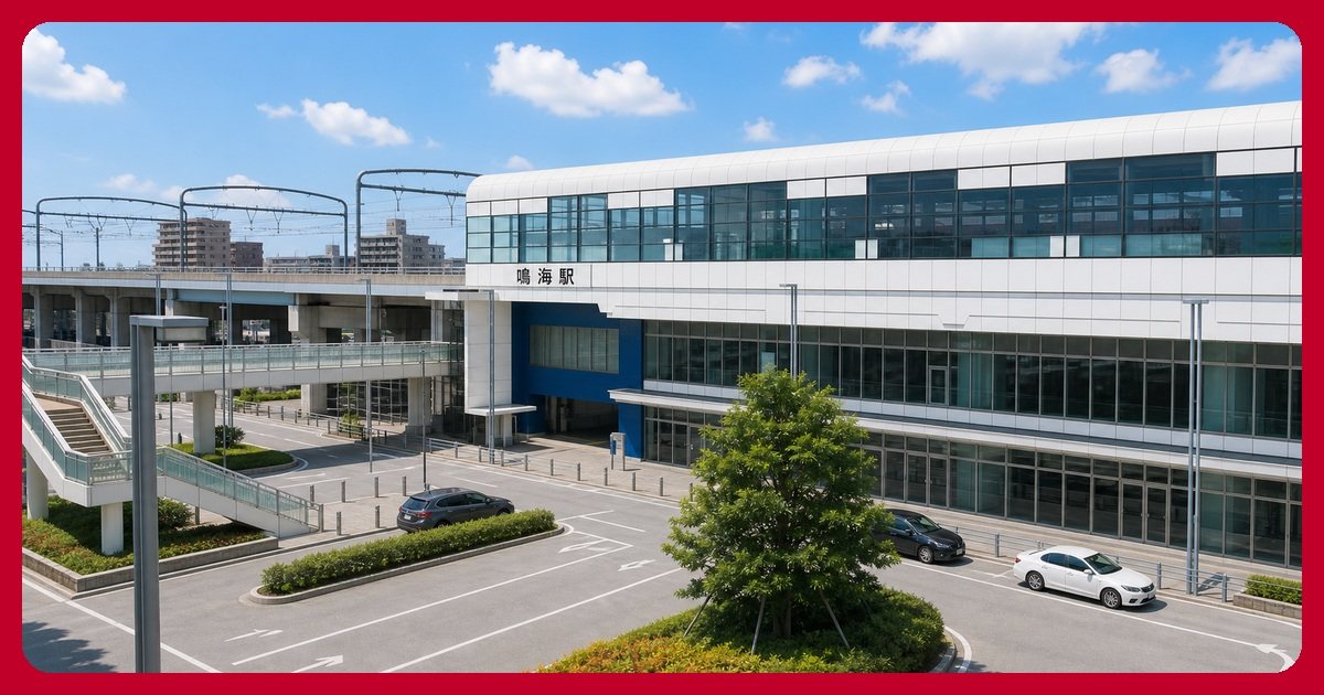 名鉄名古屋本線 鳴海駅の駅前風景