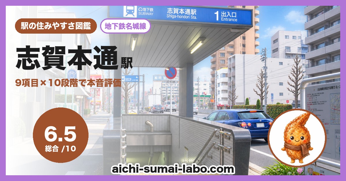 志賀本通の住みやすさ