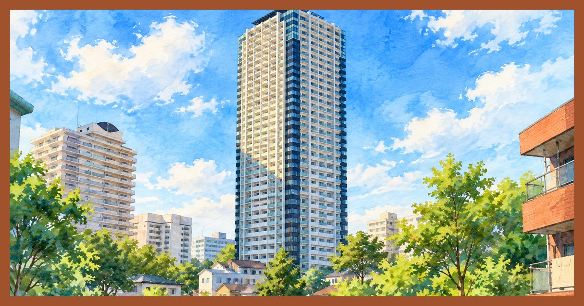 グランドメゾン池下ザ・タワーのイメージ図