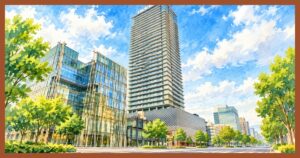 グランドメゾン御園座タワーの外観イメージ
