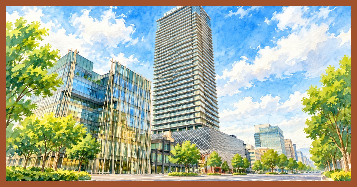 グランドメゾン御園座タワーのイメージ図