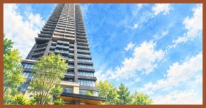 グランドメゾンThe池下ガーデンタワーの外観イメージ