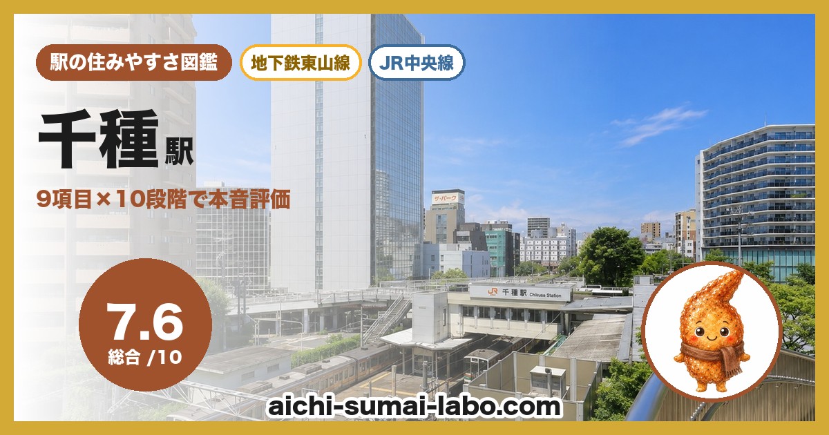 chikusaの住みやすさ