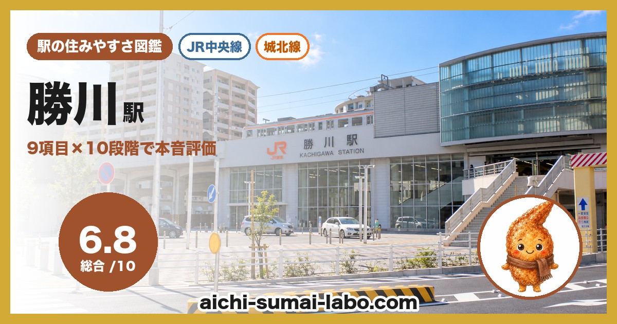 勝川駅の住みやすさアイキャッチ
